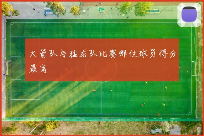 火箭队与猛龙队比赛哪位球员得分最高